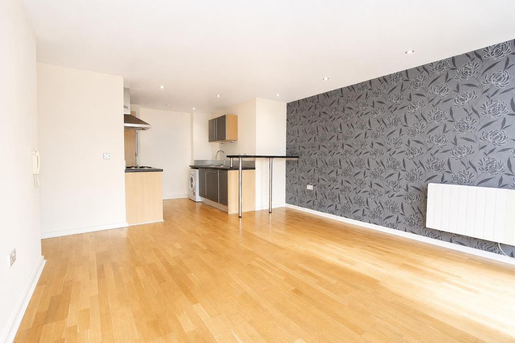 Property photo 2 of 12 Bright Open-Plan Living Room With Kitchen Area...