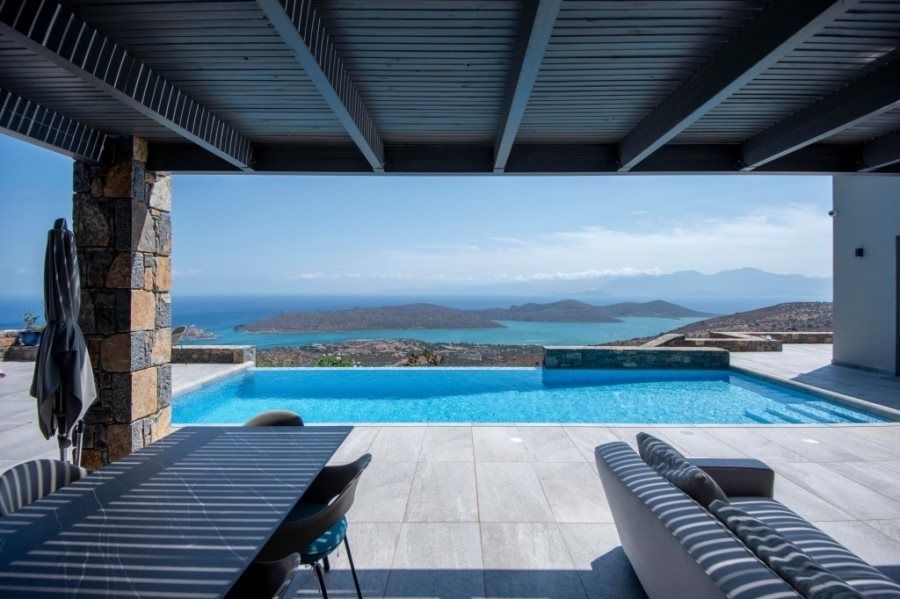 Property photo 1 of 24 Luxury Hillside Villa With Panoramic Sea Views Of Spinalonga For Sale