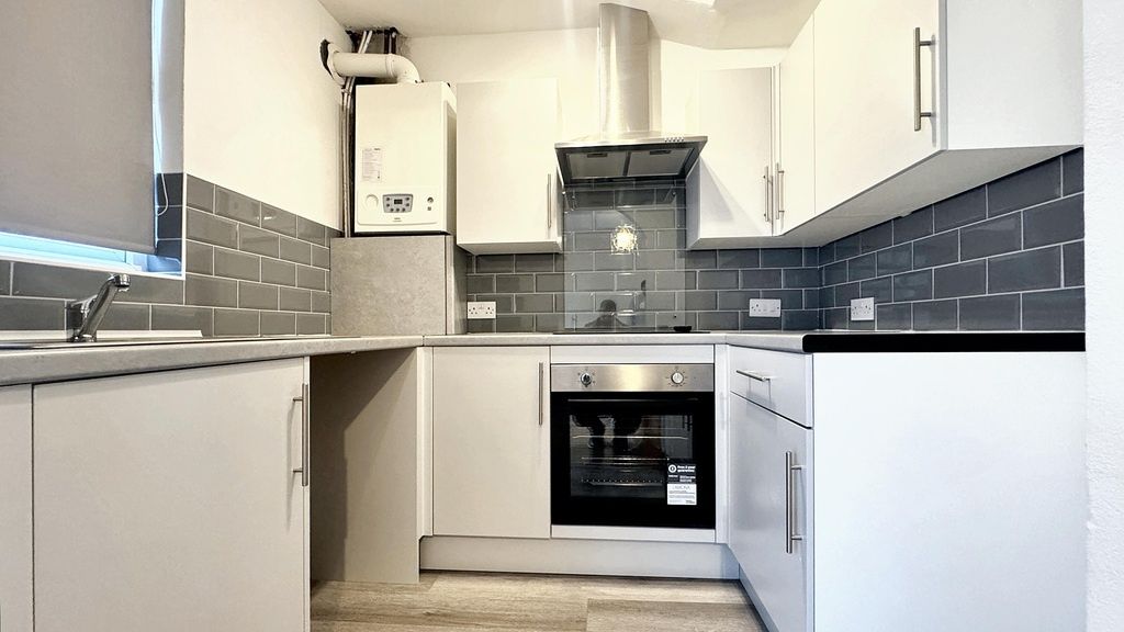 Property photo 2 of 15 Modern Kitchen With Sleek White Cabinetry...
