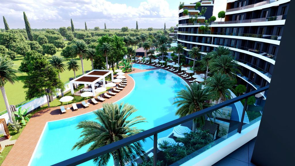 Property photo 1 of 13 Off-Plan Antalya Investment Properties For Sale - Communal Pool And Sun Terraces