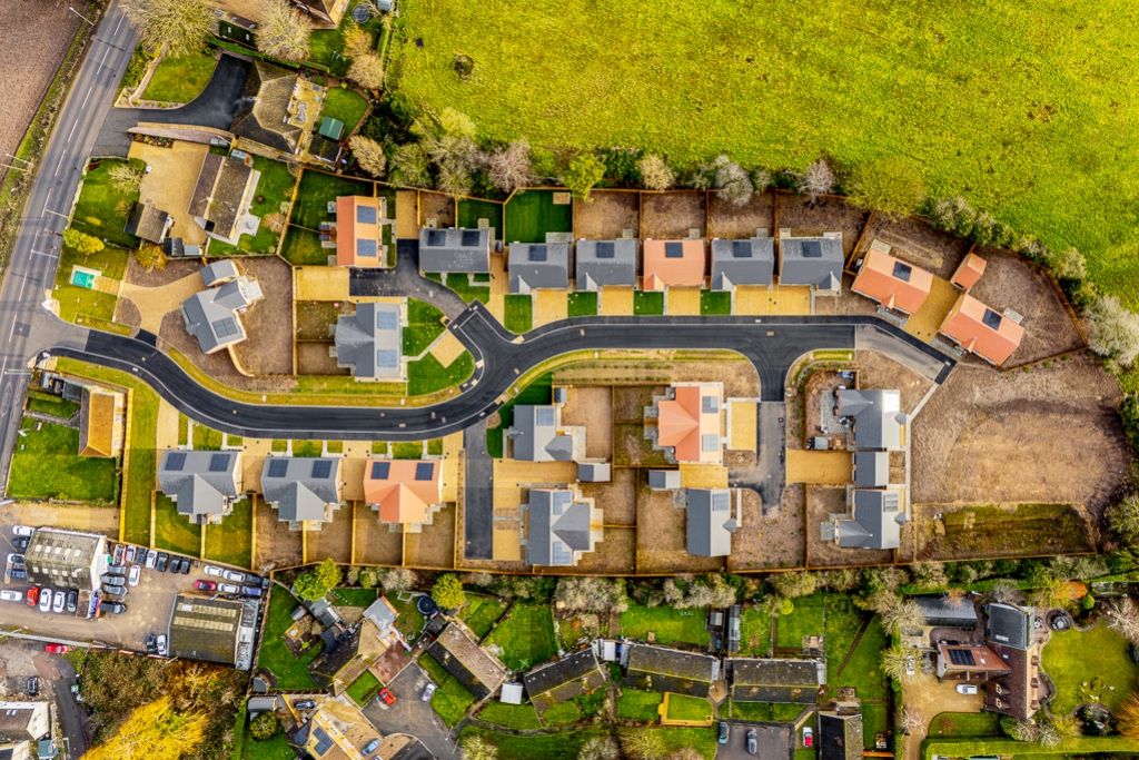 Property photo 3 of 21 Aerial Street Scene - Gosberton Site-5