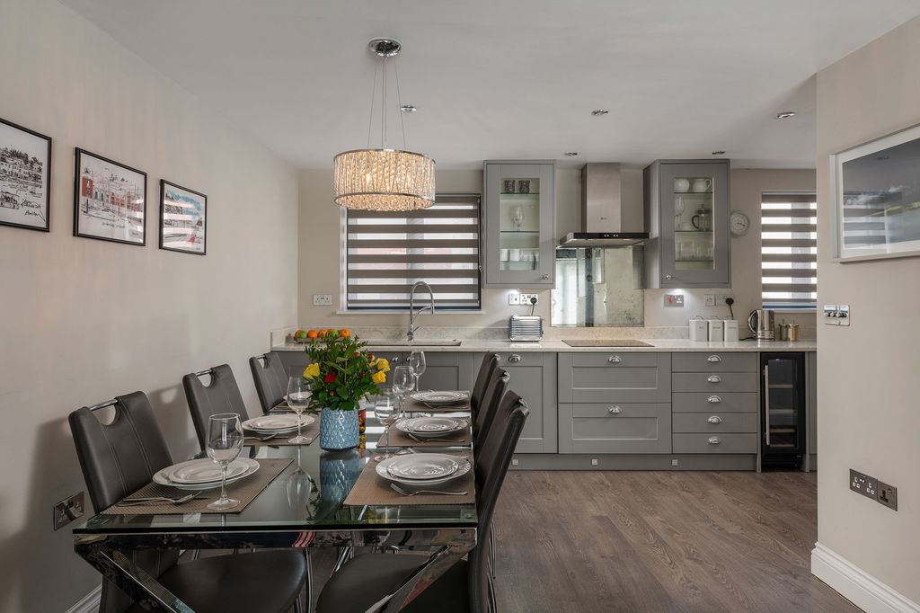 Property photo 3 of 13 Dining Area &amp; Kitchen_Harbour Cottage, 8 Oxford Street, Dartmouth