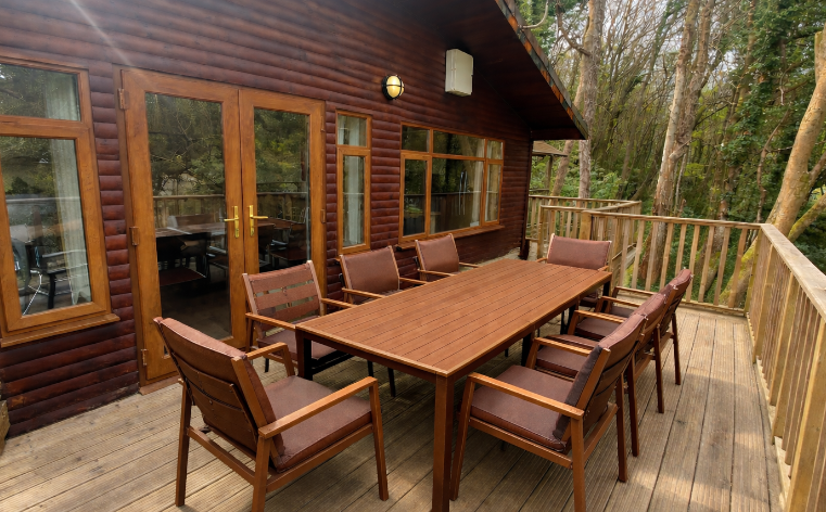 Property photo 1 of 14 Large Private Decking With Outdoor Dining At Luxury Lodge Watermouth Lodges North Devon