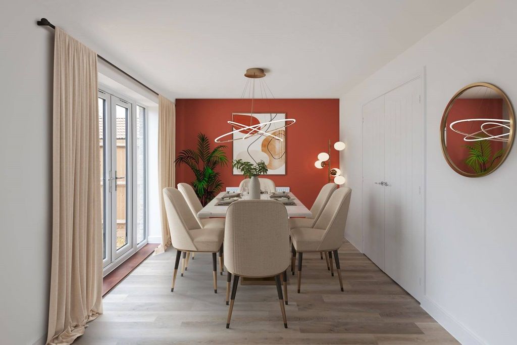 Property photo 3 of 10 An Open Plan Dining Area Also Features Double Doors, Making Al Fresco Dining Easy