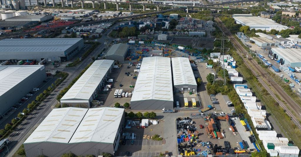 Property photo 1 of 4 West Thurrock  Thurrock Trade Park 6 8 Aerial.Jpg