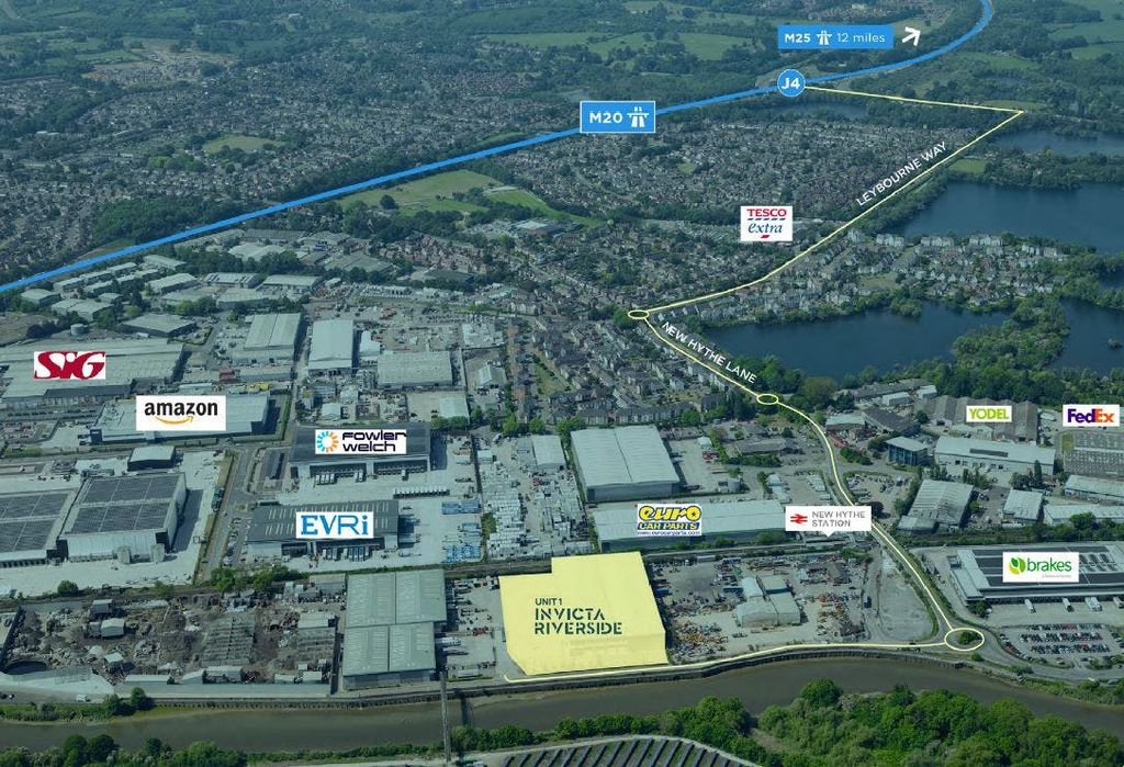 Property photo 3 of 3 Aylesford  Unit 1 Invicta Riverside Aerial.Jpg