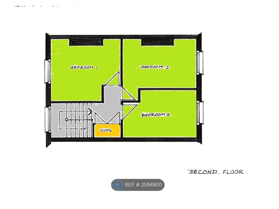 Property photo 3 of 10 Upstairs Floor Plan