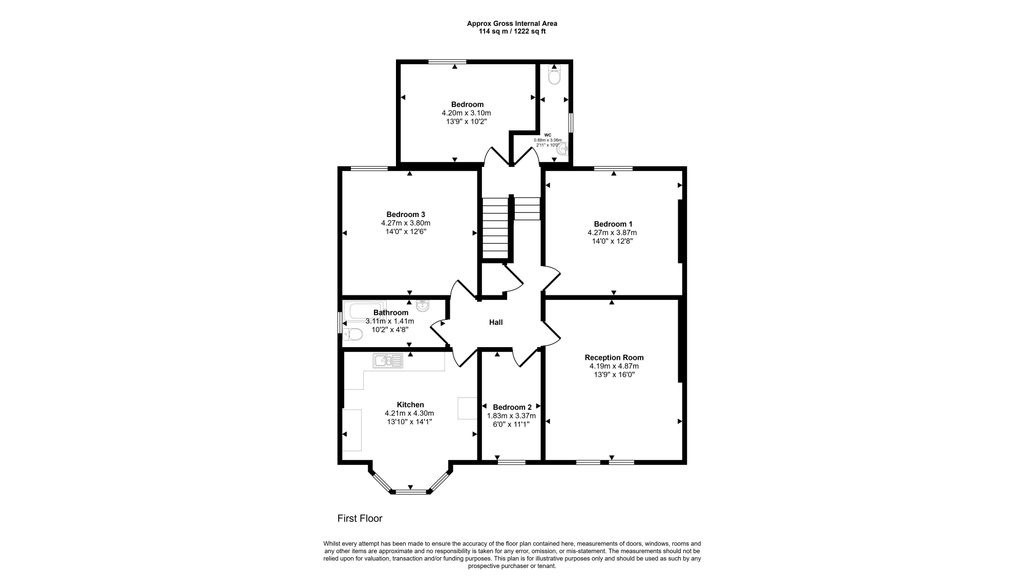 Property photo 2 of 9 Flat C, 60 Croydon Road, Head Hill Road (1).Jpg