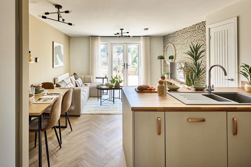Property photo 3 of 10 The Peninsula Island Separates Kitchen And Living Areas Seamlessly