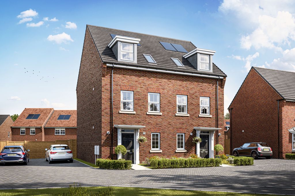 Property photo 1 of 8 External CGI Of A Semi Detached Coombes House Type