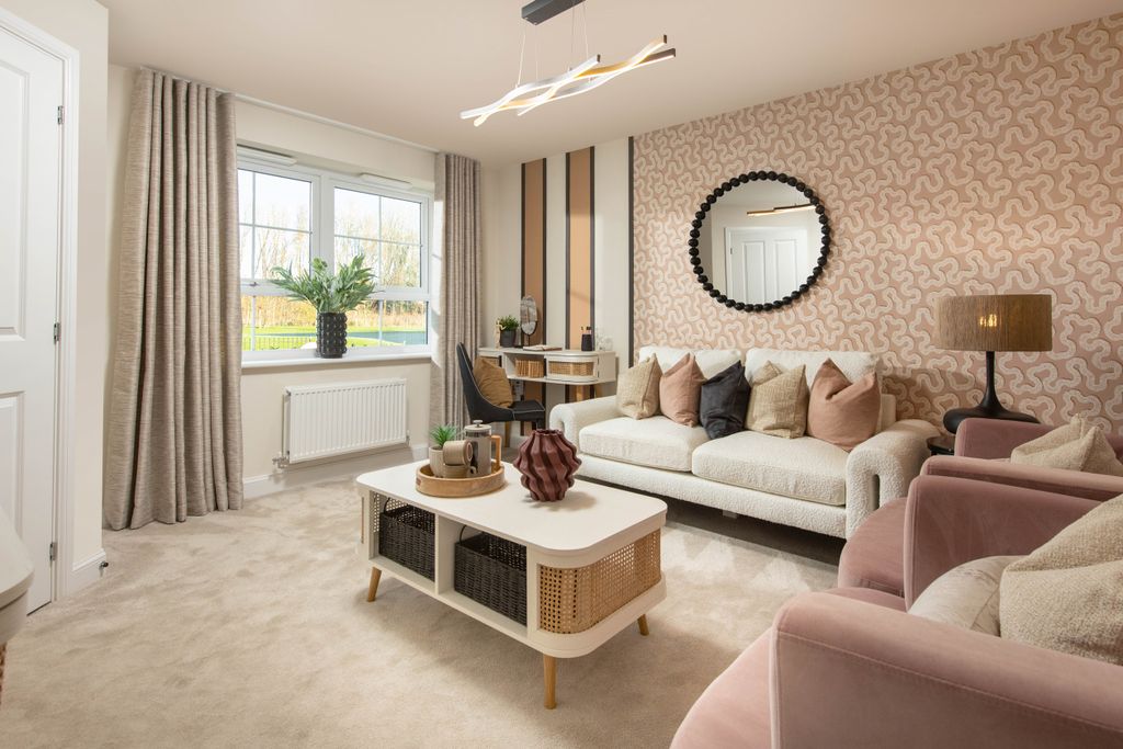 Property photo 1 of 10 Internal Image Of The Lounge In The Ellerton 3 Bedroom Home