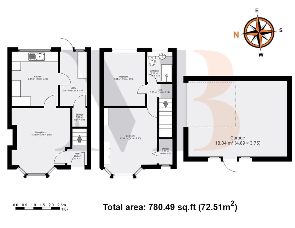 Property photo 1 of 30 Middlecotes Floor Plan.Jpg