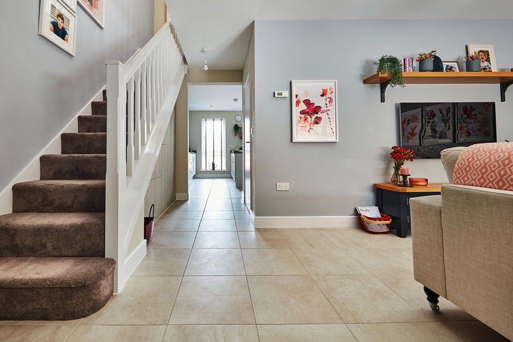 Property photo 3 of 12 The Large Hallway Leads Into The Open Layout Of The Ground Floor
