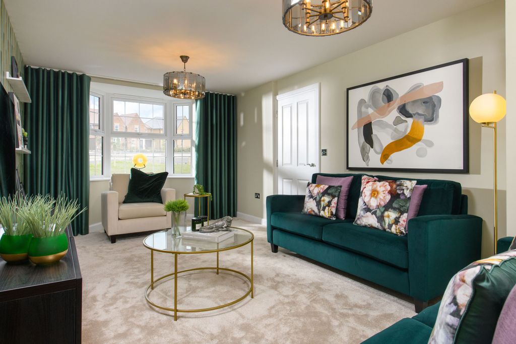 Property photo 3 of 8 Bay Window In The Lounge In The Milford 4 Bedroom Show Home