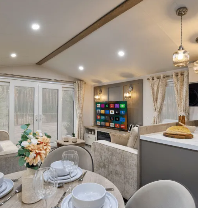 Property photo 2 of 6 Stylish Open Plan Living Area In The Willerby Salisbury Holiday Caravan In Lancashire