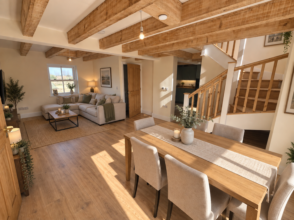 Property photo 2 of 8 Open Plan Living/Dining Room – Virtually Staged