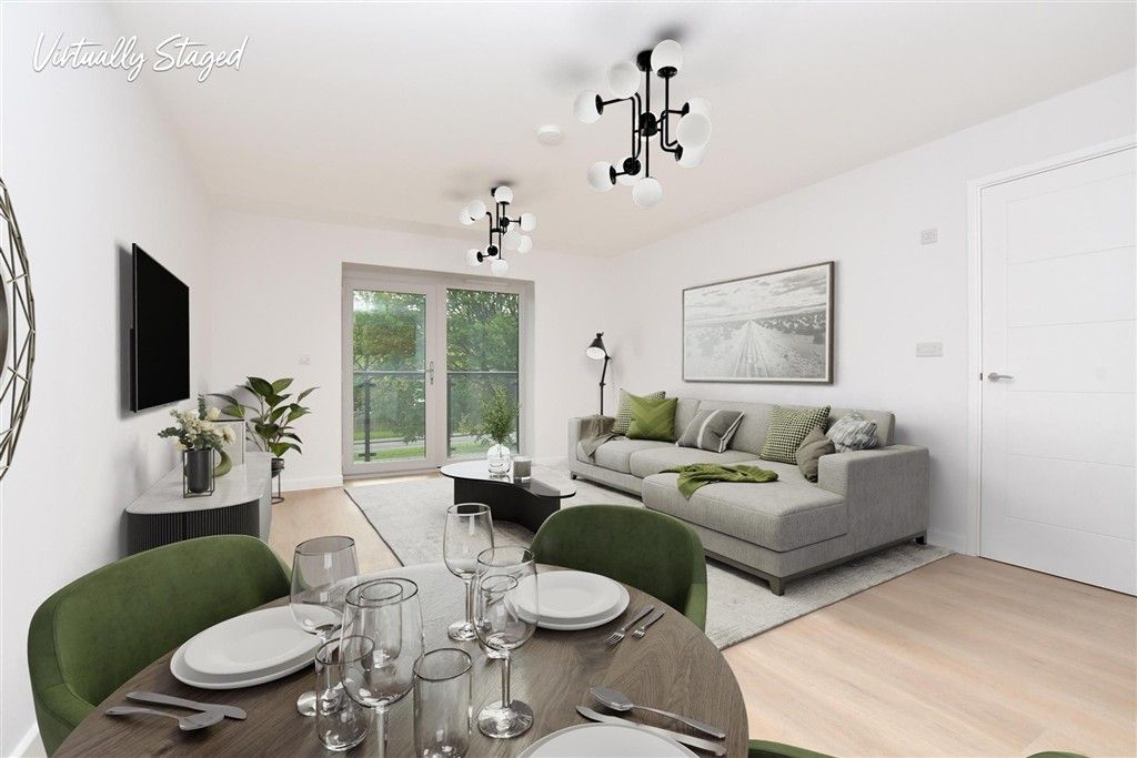 Property photo 3 of 17 Staged Lounge Kitchen Diner