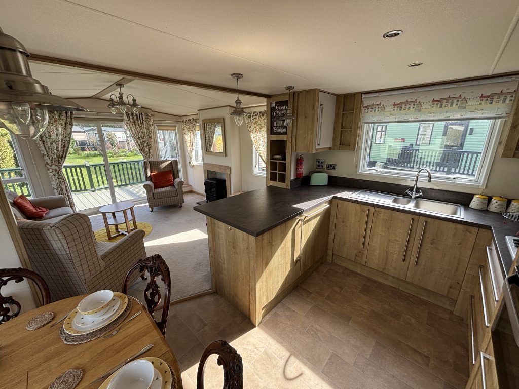 Property photo 2 of 7 Open Plan Layout In The Abi Westwood Holiday Lodge For Sale At Rivers Edge Country Park, Ingleton