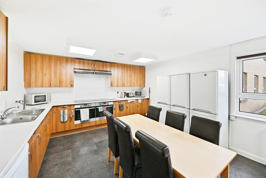 Property photo 3 of 10 Shared Kitchen With Locked Cupboards And Separated Fridge/Freezer Space.