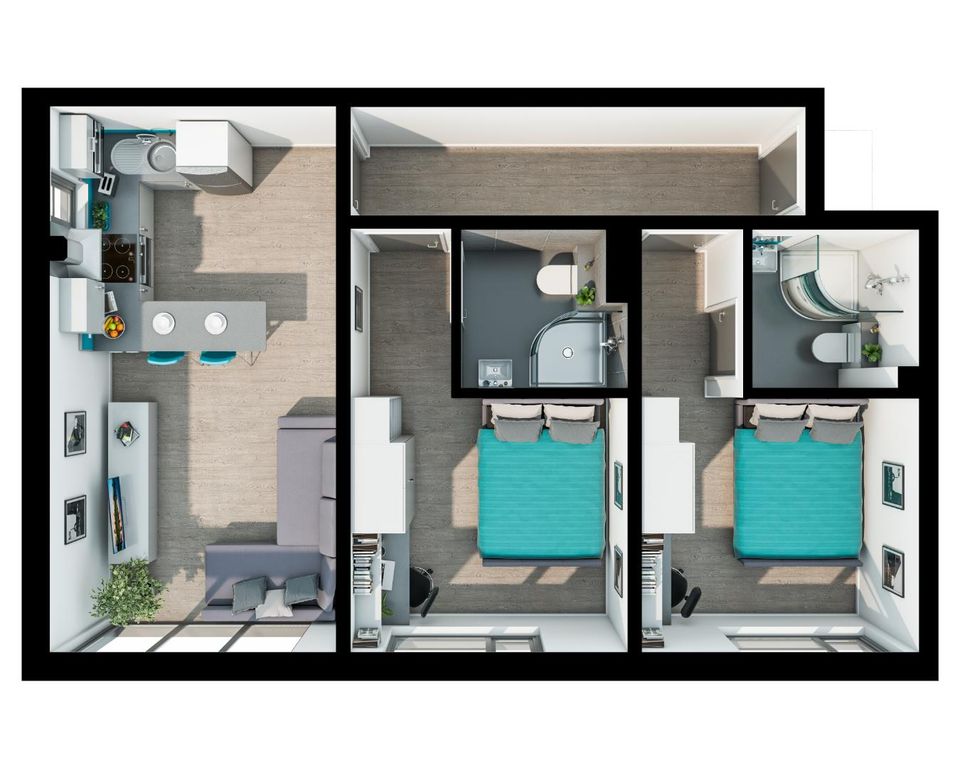 Property photo 3 of 4 Twobedplan.Png