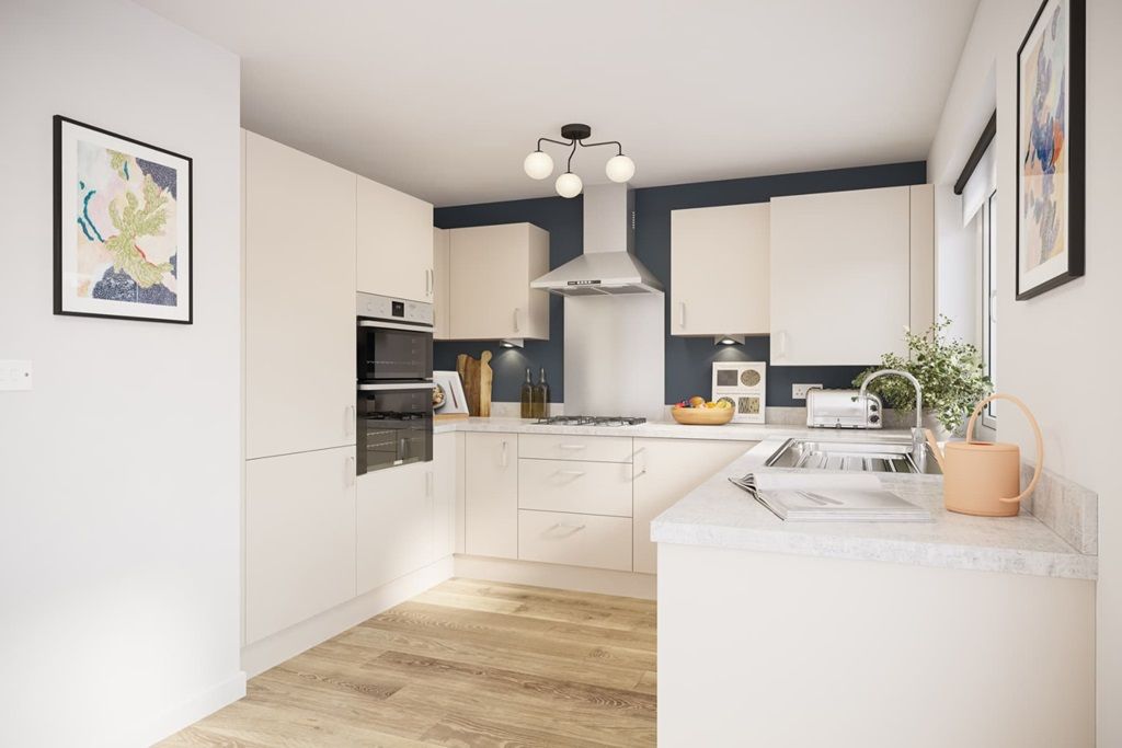 Property photo 3 of 5 A Modern Kitchen Area With Ample Storage