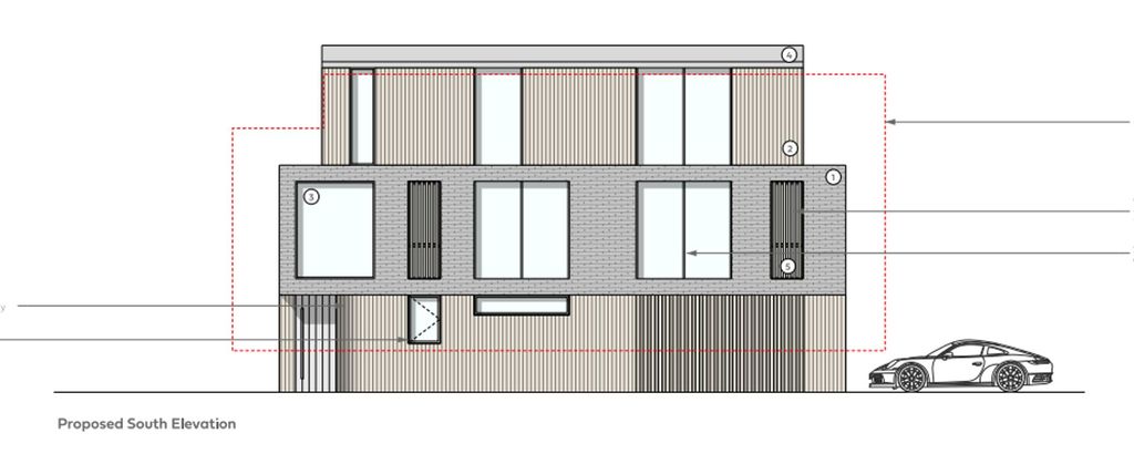 Property photo 2 of 3 Proposed South Elevation