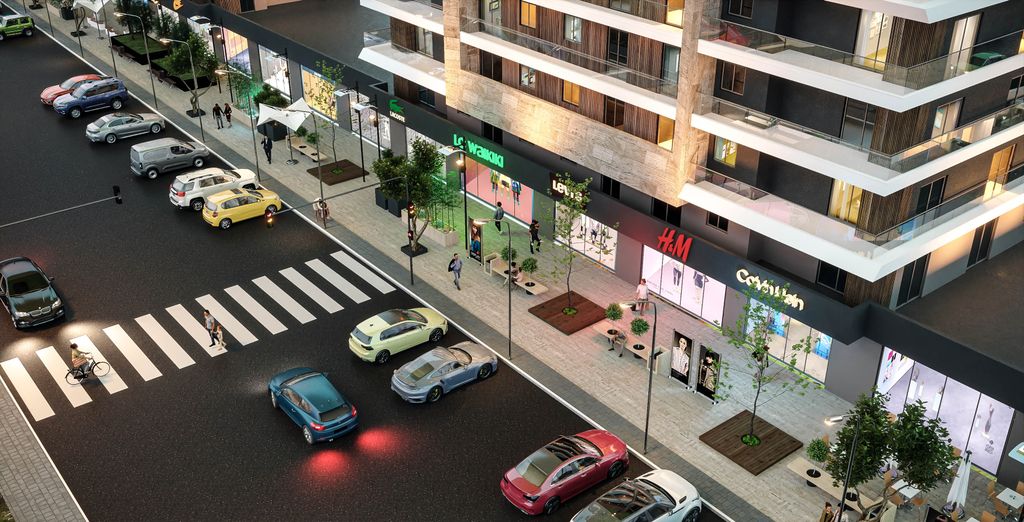 Property photo 2 of 13 Superior Investment Properties For Sale In Antalya - Parking Area At The Front