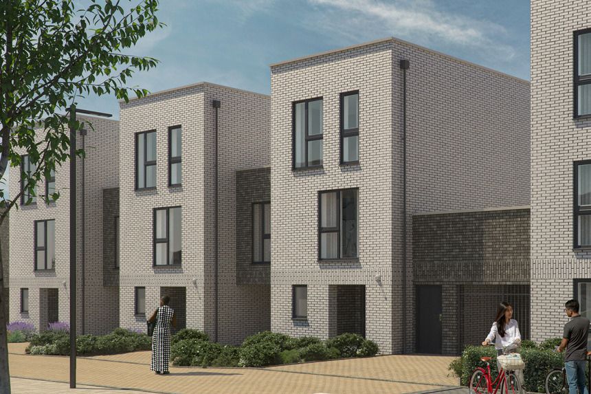 Property photo 1 of 7 Street Scene F _x3 Hampstead _ Taunton Plot 511-514__206_Hr_Housetype_Plot_-_Hero_860x573