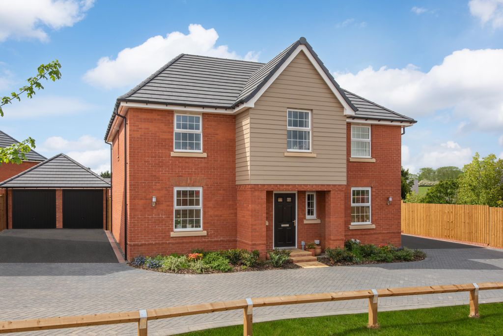 Property photo 1 of 10 External View Of The Four Bedroom Winstone, Featuring Weatherboarding And A Double Garage