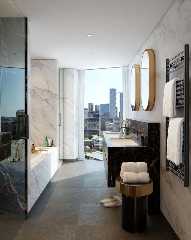 Property photo 3 of 16 3848_Westferry_28Th Floor_Duplex_Bathroom_Draft 04_Moretowelsds.Jpg