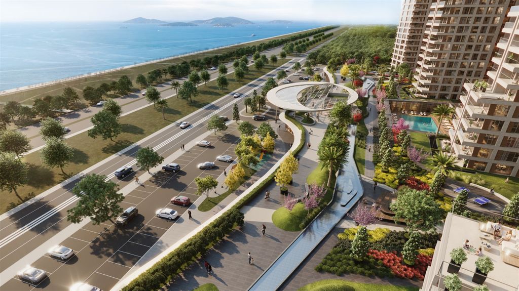 Property photo 3 of 24 Seafront Istanbul Apartments For Sale In Kartal - Located On The Seafront