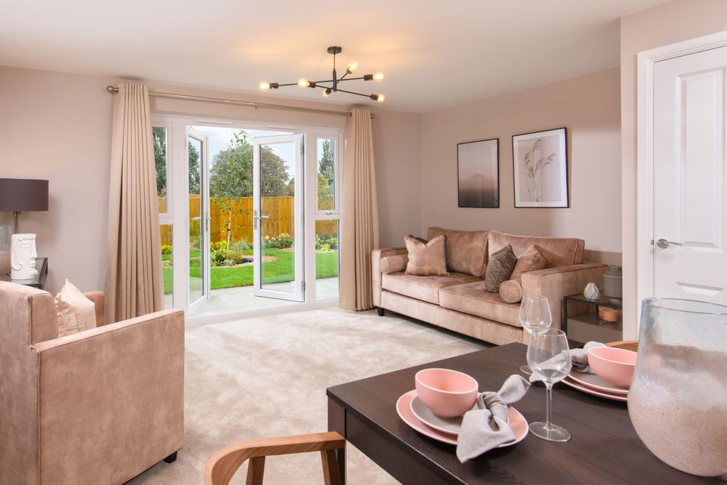 Property photo 1 of 6 Internal Image Of The Lounge/Dining Room With French Doors To Garden