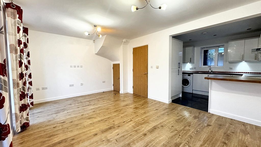 Property photo 3 of 15 Bright Open-Plan Living Area With Wood-Effect Floo...