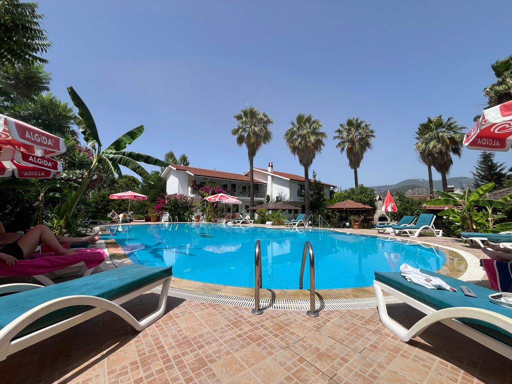 Property photo 1 of 24 Pretty Fully Established Hotel In Dalyan For Sale - Main View Of The Hotel And Social Areas