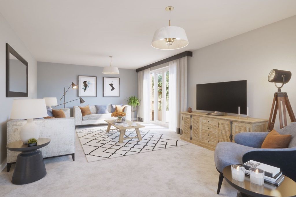 Property photo 1 of 10 Large Spacious Living Room With French Doors Opening To The Garden
