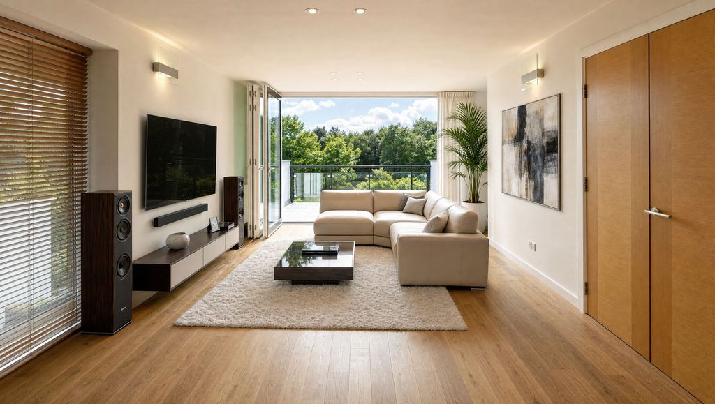 Property photo 2 of 24 Family Area - This Image Has Been Virtually Staged Using Ai To Show Potential Layout And Furnishings