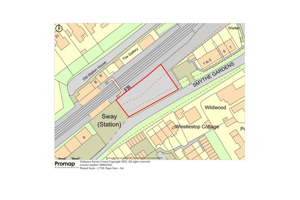 Property photo 3 of 3 Land Adjacent To 1 Smythe Gardens, Station Road, Sway Lymington, So41 6Bf