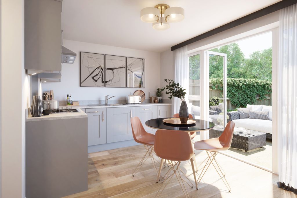 Property photo 1 of 6 Kitchen And Dining Room In The 2 Bedroom Kenley