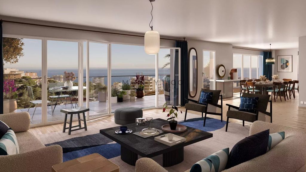 Property photo 1 of 3 Sale Penthouse 4 Bedrooms With Panoramic Sea View In Beausoleil - Brand New, Terrace