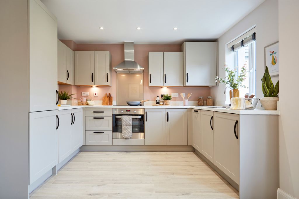 Property photo 2 of 8 Open Plan Kitchen In The Maidstone 3 Bedroom Home