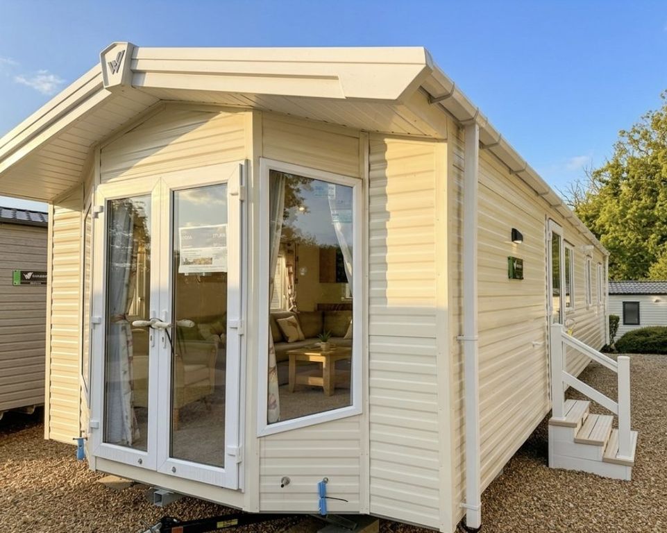 Property photo 1 of 9 Willerby Sierra Holiday Home Exterior At New Minerton Holiday Park With UPVC Decking