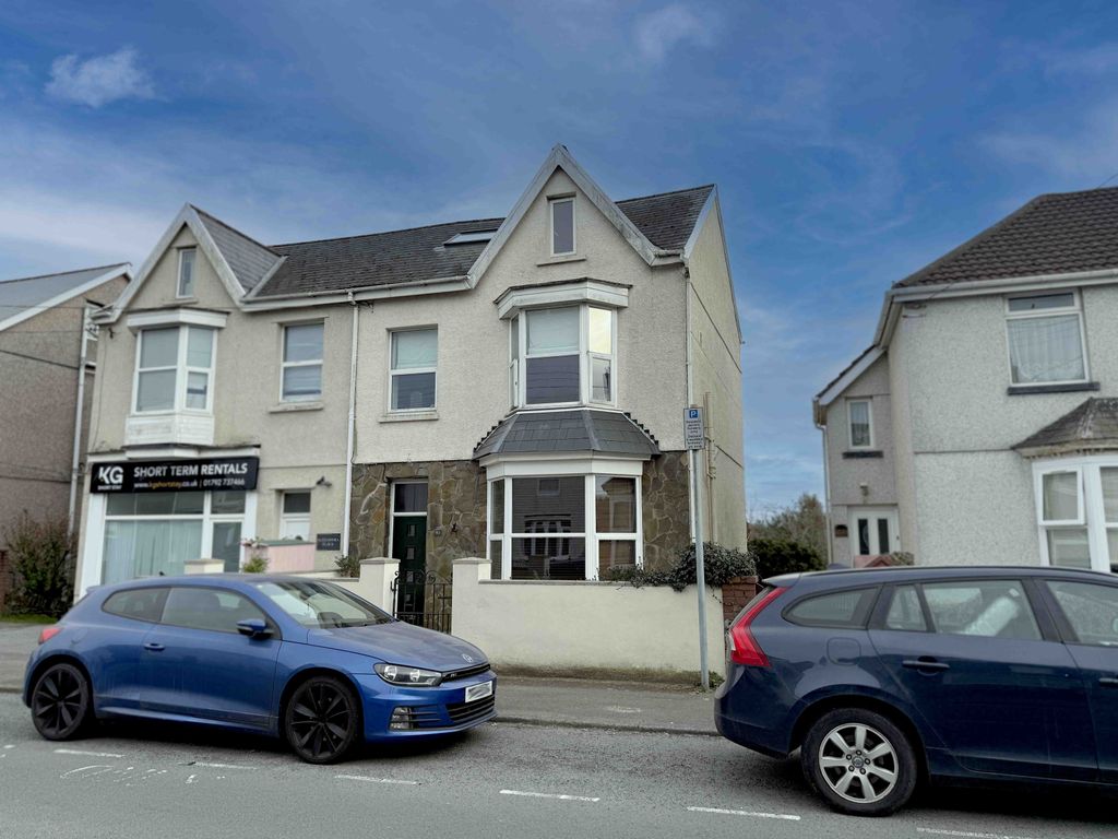 Property photo 1 of 26 5 Bedroom Semi Detached Home For Sale With A Self Contained Flat On Alexandra Road, Gorseinon