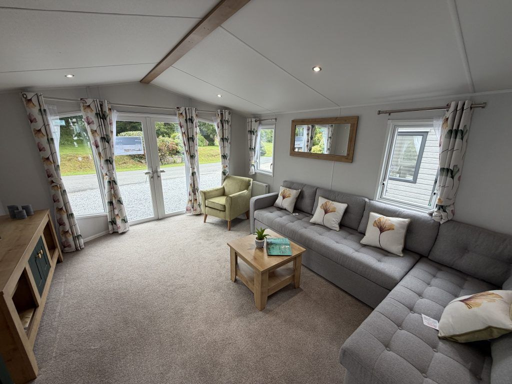 Property photo 2 of 9 Spacious Willerby Sierra Lounge With Patio Doors, Corner Sofa And Modern Décor