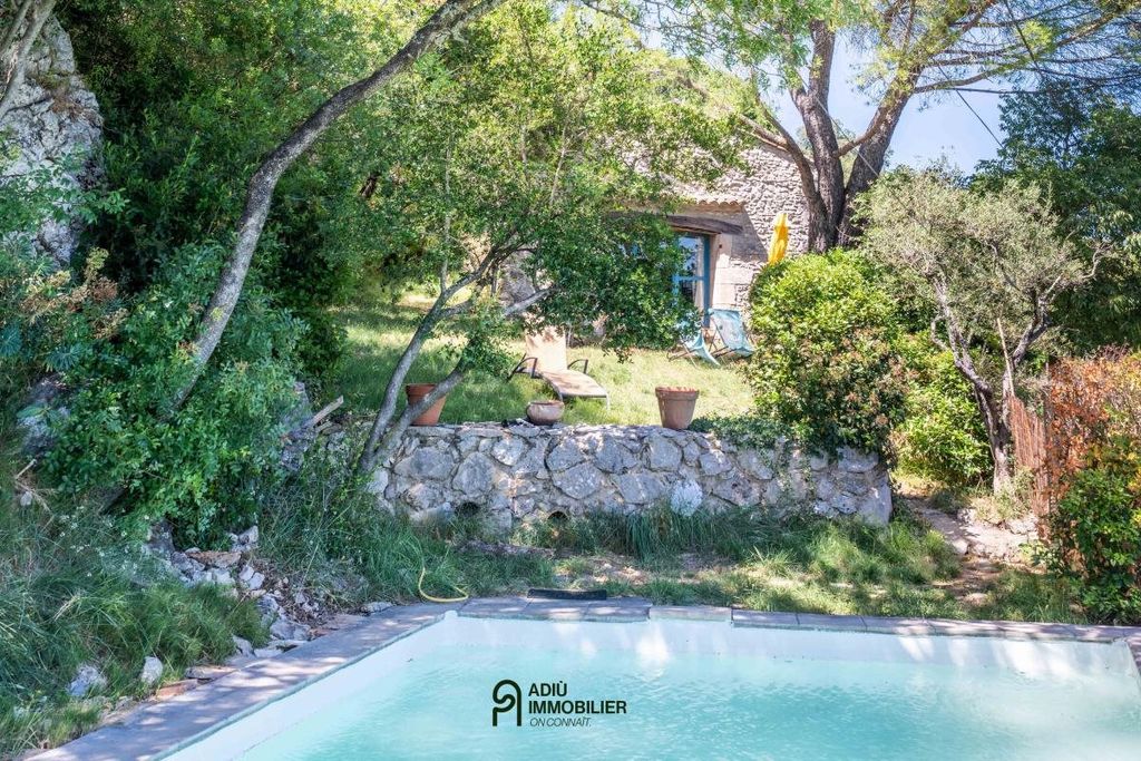 Property photo 1 of 14 Authentic Stone Farmhouse On A Hillside In One Of The Gard’S Most Beautiful Villages.