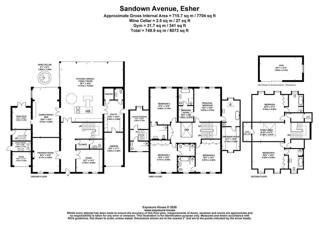 Additional image 34 of 7 bed detached house for saleSandown Avenue, Esher, Surrey KT10