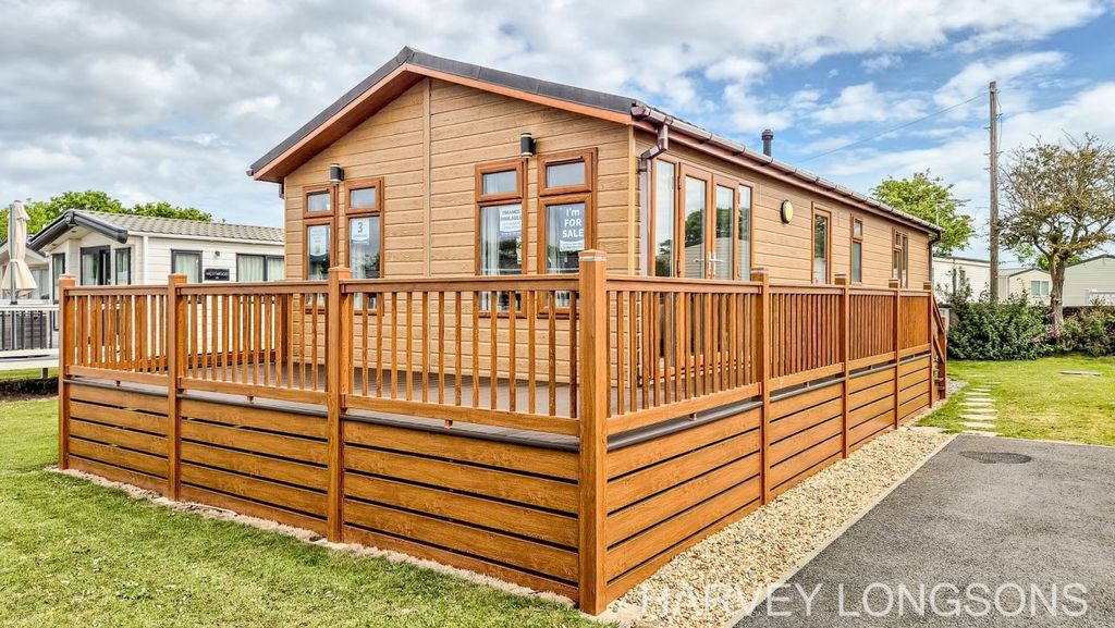 Property photo 1 of 21 Omar Bluebell Lodge For Sale At Solent Breeze Holiday Park With Large Wraparound Decking