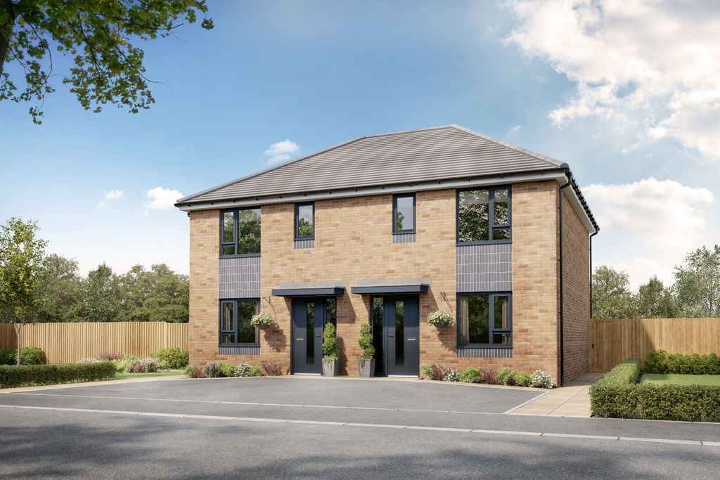 Property photo 1 of 10 External CGI Of The Ellerton 3 Bed Home