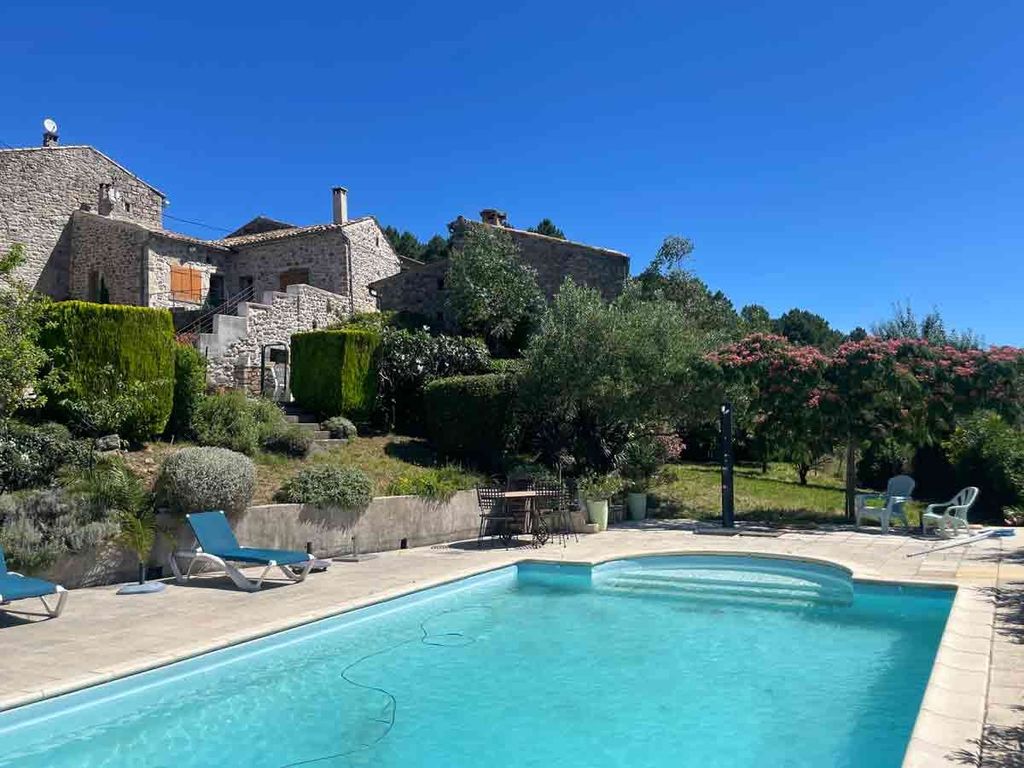 Property photo 1 of 43 20 Minutes South Of Aubenas, With An Incredible View To Mont Ventoux In The Distance, In A Quiet Hamlet, A Property With 8300m2 Of Land