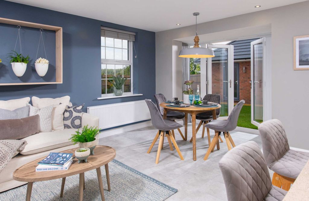Property photo 3 of 10 Internal View Of A Large Open Plan Kitchen With French Doors