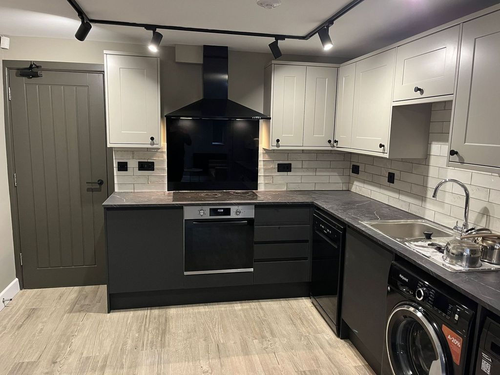 Property photo 1 of 6 Contemporary Fitted Kitchen With Matte Black Lower...